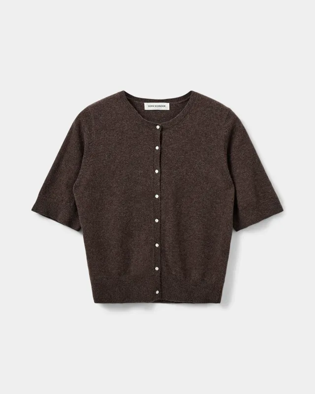 Sofie Schnoor Suna Cardigan Brown Fudge SNOS544