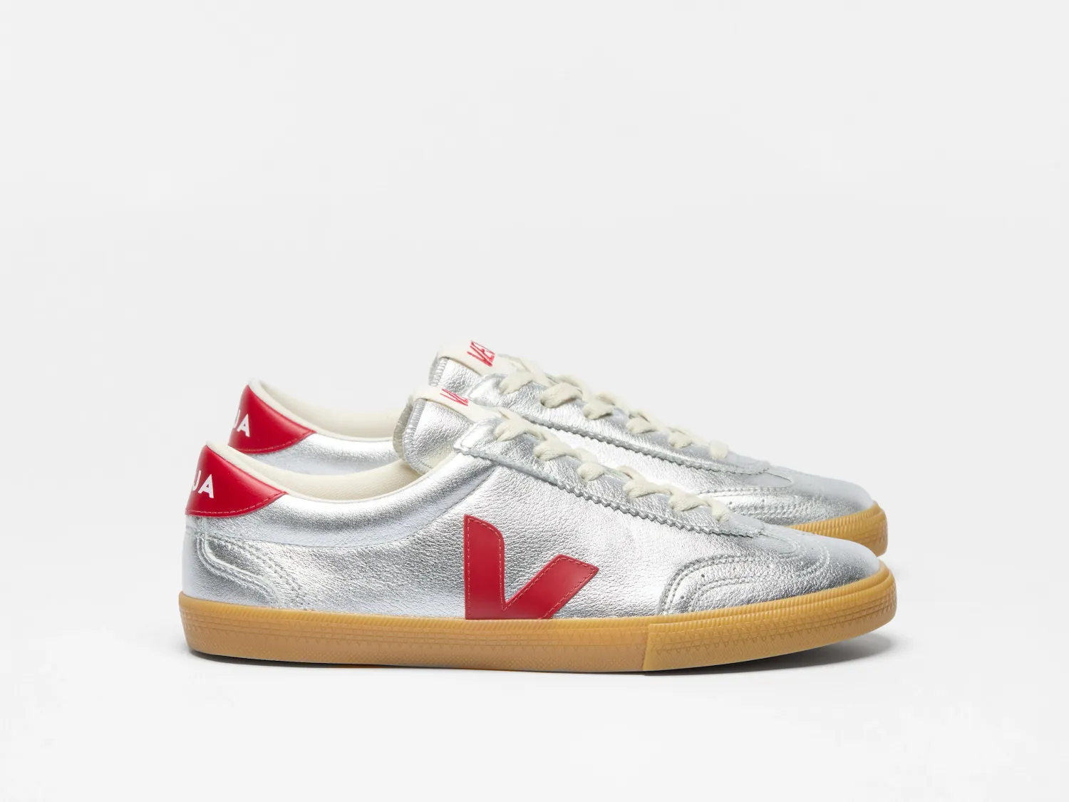 Veja Sneaker Volley O.T. Leather Silver Pepper VO2020881A