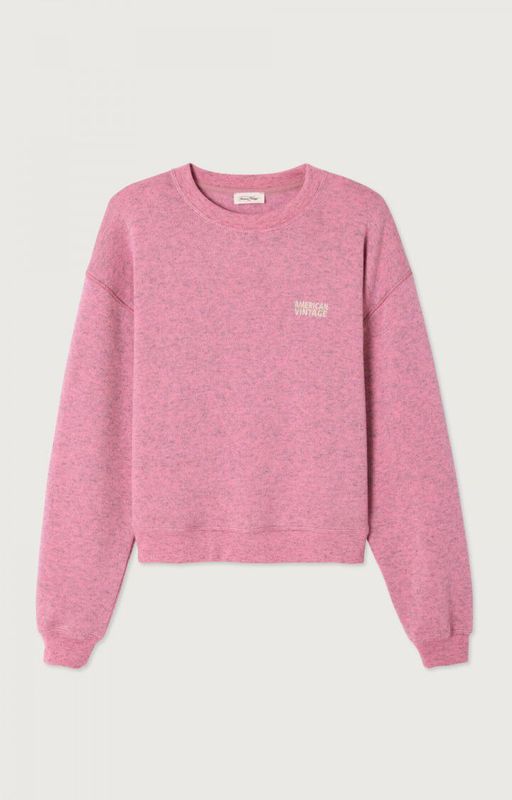 American Vintage Damensweatshirt Evona Melierte Süssigkeit EVO03AH25