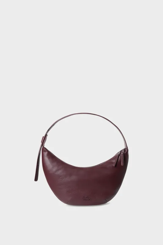 Lala Berlin Small Shoulderbag Gili Vegan Leather Dark Burgundy