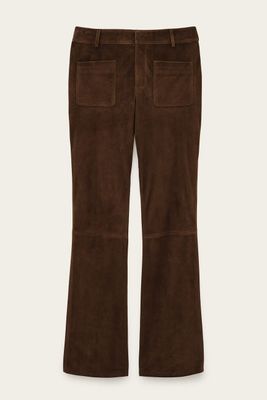Ba&amp;sh Wide-Leg Trousers Mossi Terre Braun 1H25MOSS