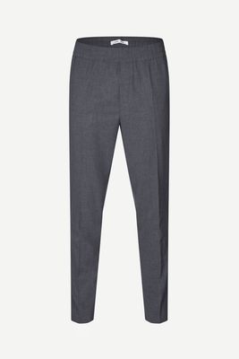 Samsøe Samsøe Sasmithy Trousers 15346 Dark Grey Mel.