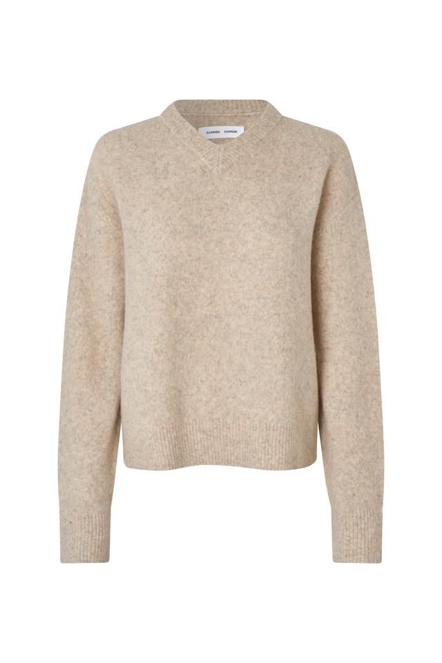 Samsøe Samsøe Samelody V-Neck Light 15727 Grey Melange