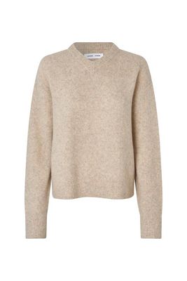 Samsøe Samsøe Samelody V-Neck Light 15727 Grey Melange