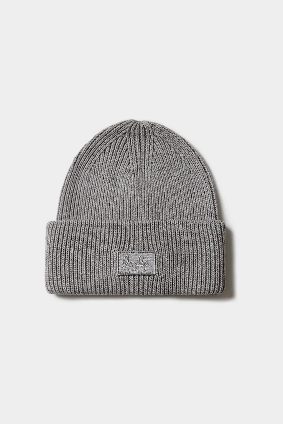 Lala Berlin Beanie Birger Cotton Wool Light Grey
