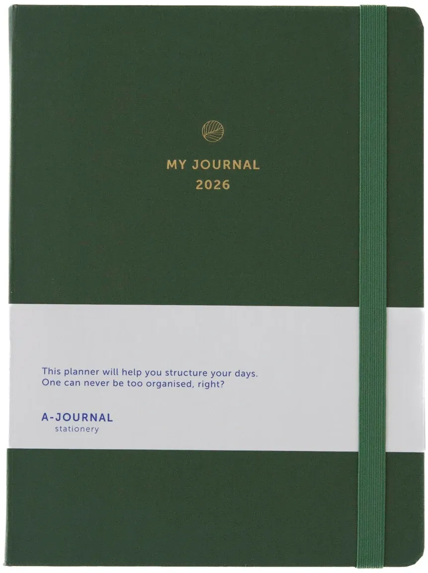 A-Journal My Journal 2026 Olive Green