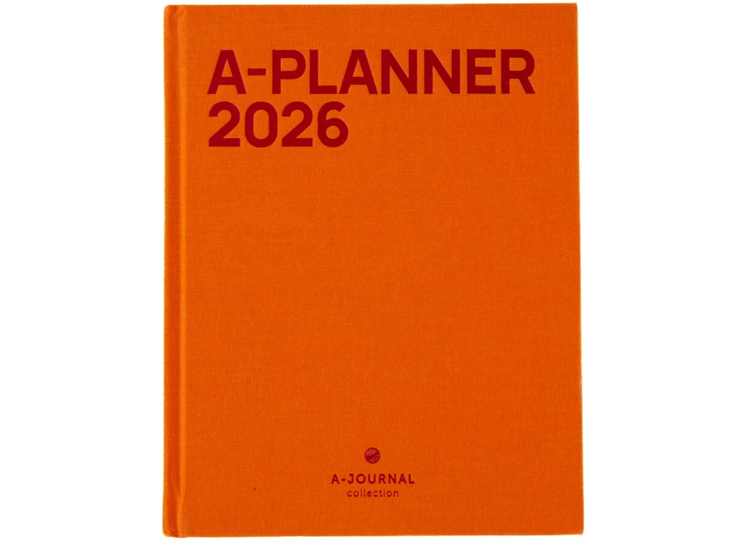 A-Journal A-Planner 2026 Orange Linen