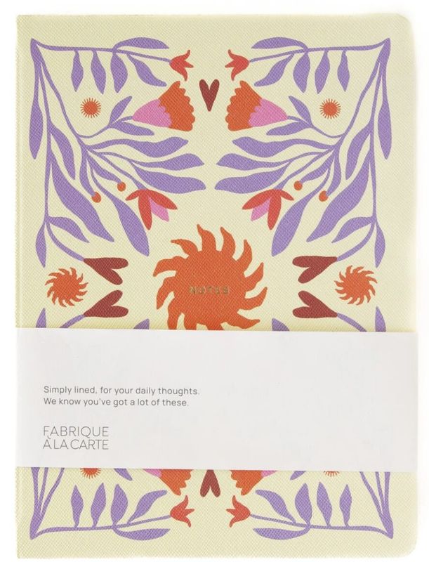 A-Journal Fabrique á la Carte Notebook Sun Beige Lavender