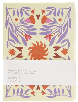 A-Journal Fabrique á la Carte Notebook Sun Beige Lavender