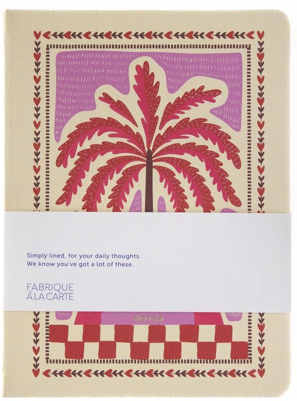 A-Journal Fabrique á la Carte Notebook Palmtree Pink