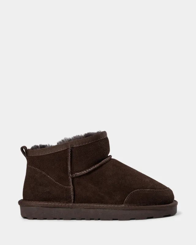 Sofie Schnoor MarthaSW Teddy Boot Dark Brown T420 AW25
