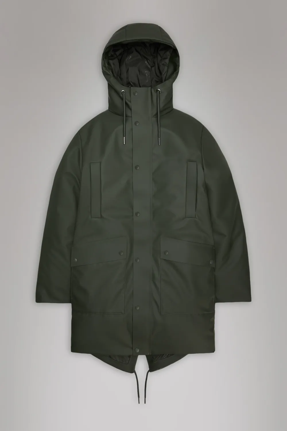 Rains Nome Long Parka Green  W3T3 21460