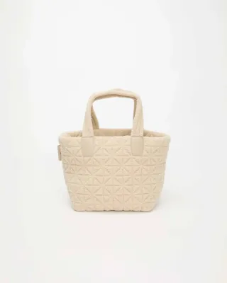 VeeCollective Vee Tote Small Cream Sherpa 101-201-430