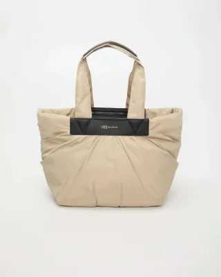 VeeCollective Caba Tote Medium Beige 123-202-429