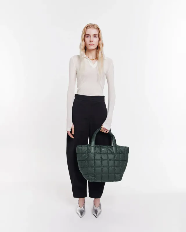 VeeCollective Porter Tote Medium Bottle Green 115-202-427