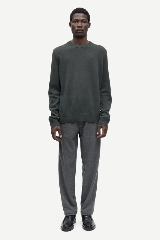 Samsøe Samsøe Sabertil Trousers 15860 Dark Grey Mel.