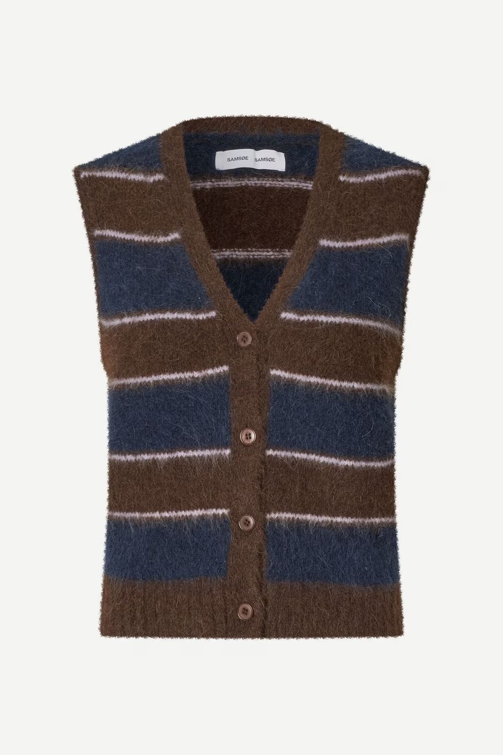 Samsøe Samsøe Sajeanne Vest 15425 Black Coffee St.