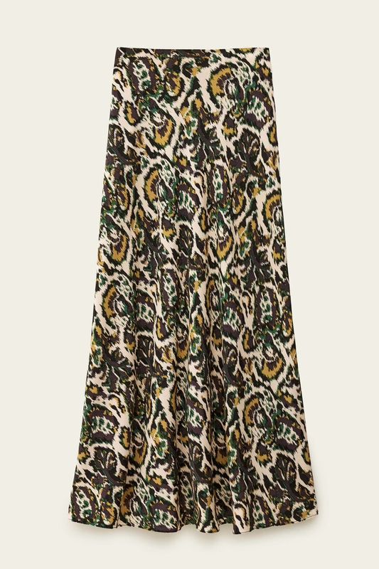 Ba&amp;sh Onintia Midi Skirt Naturfarben 1H25ONIN