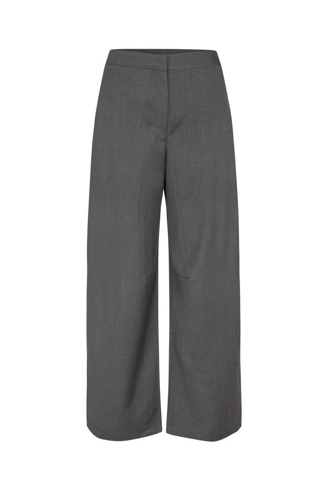 Samsøe Samsøe Saroko Trousers 15449 Dark Grey Melange