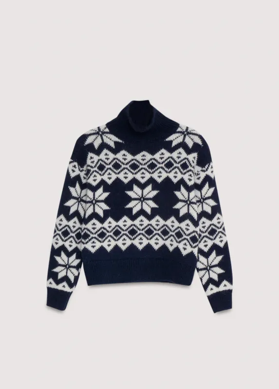 The New Society Neriana Woman Jumper Infinite Navy