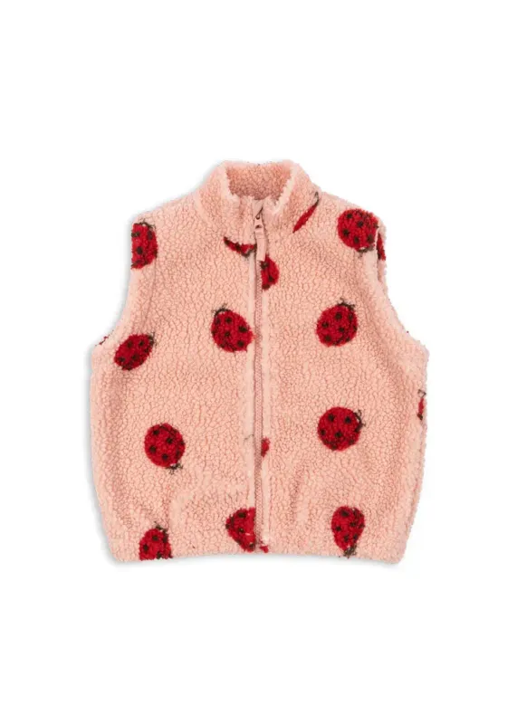 Konges Sløjd Jody Vest Ladybug Pink KS103481
