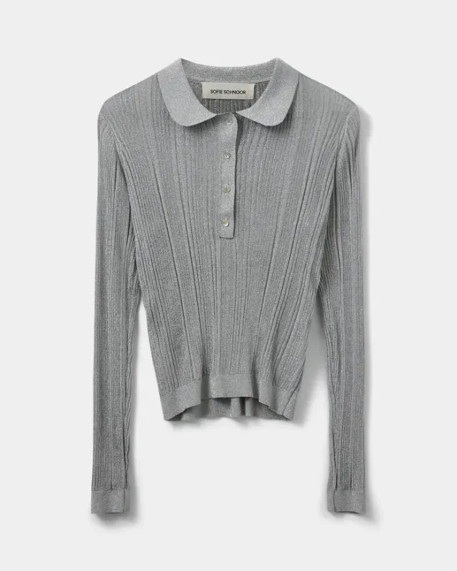 Sofie Schnoor Mindysw Knit Silver S253455
