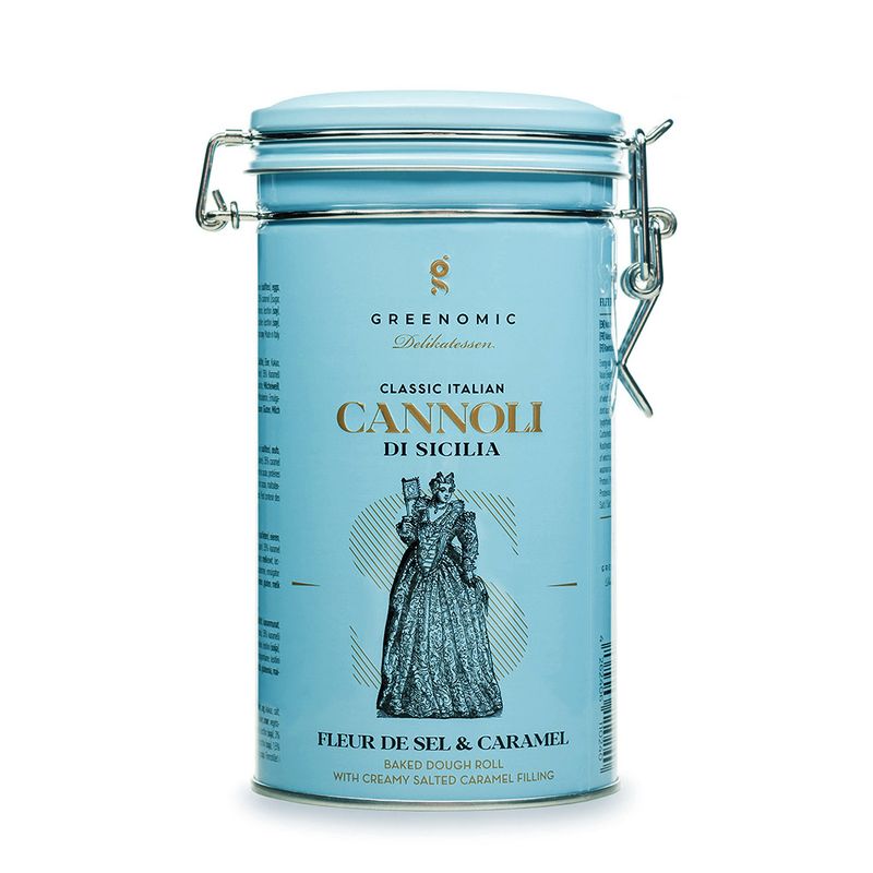 Greenomic Cannoli di Sicilia Fleur de Sel &amp; Caramel 200g
