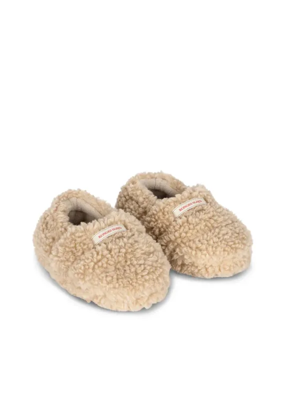 Konges Sløjd Globe Pantoffeln Cream Off White KS103472