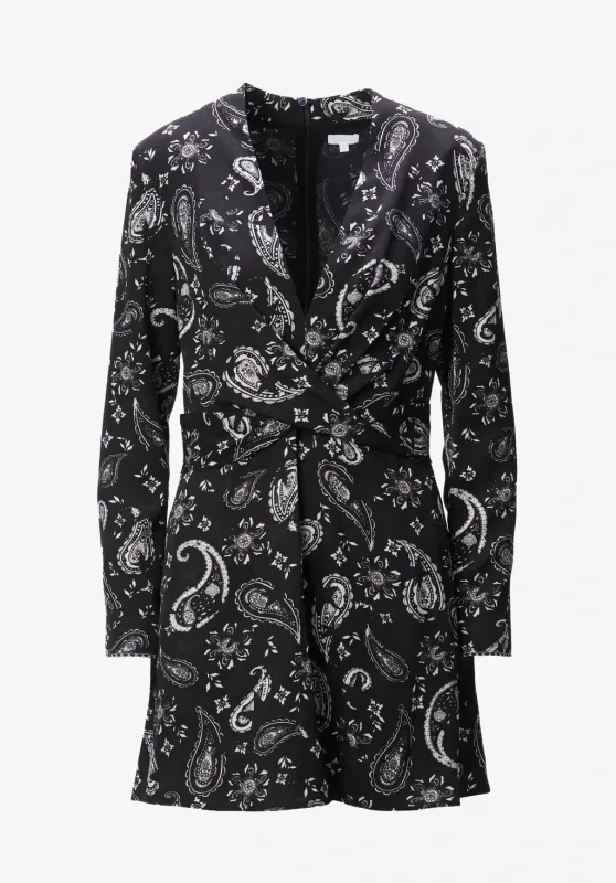 Lala Berlin Dress Dine Paisley Stars