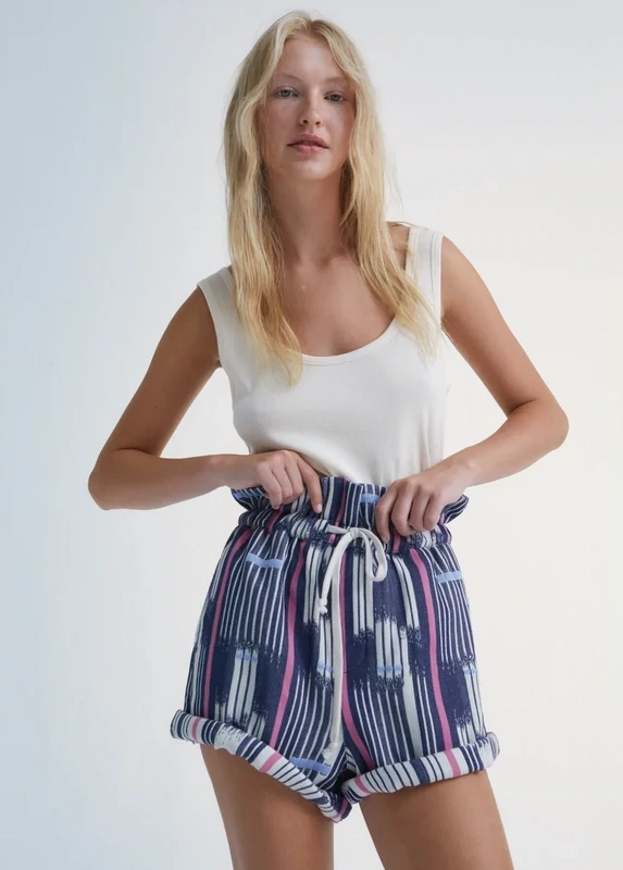 The New Society Echo Women Short Echo Ikat
