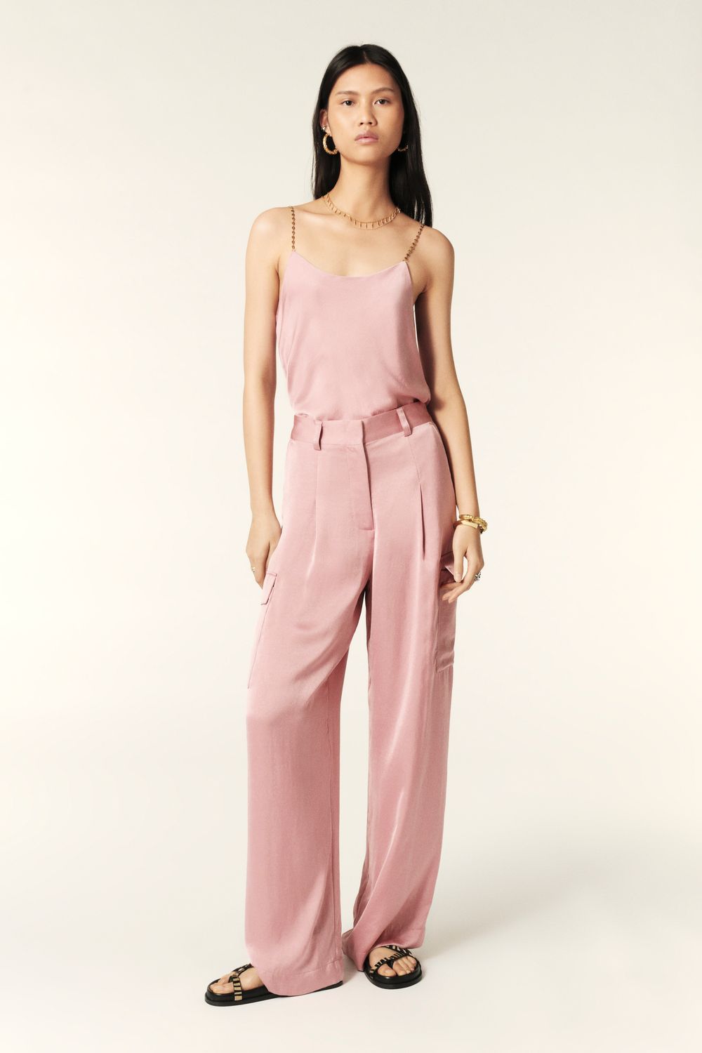 BA&amp;sh Pantalon Cary 1E24CARY Vieuxrose