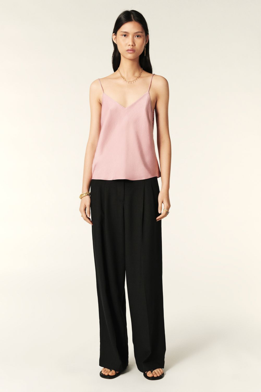 Ba&amp;sh Top Clarisse Vieuxrose