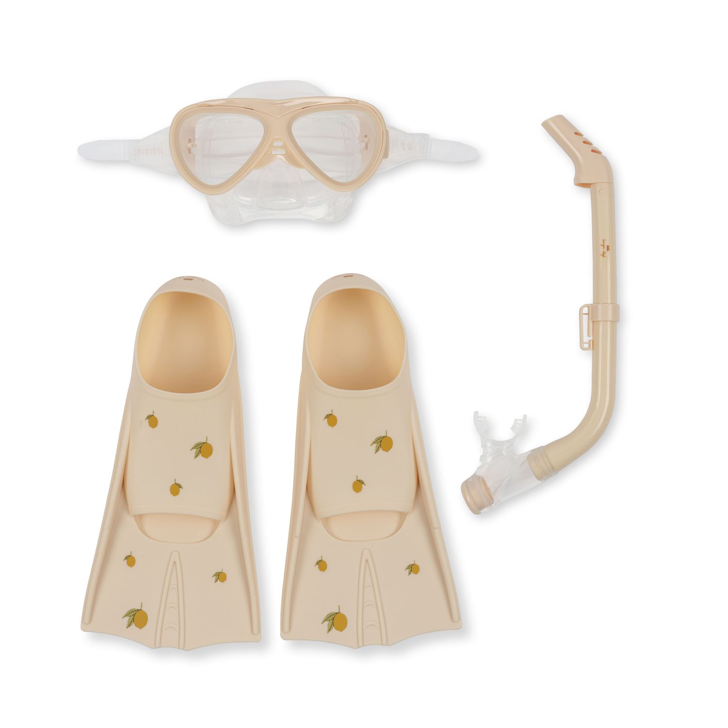 Konges Sløjd Mello Schnorchel Set KS100978 Lemon