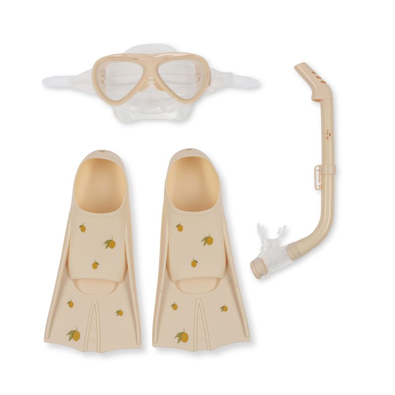 Konges Sløjd Mello Schnorchel Set KS100978 Lemon