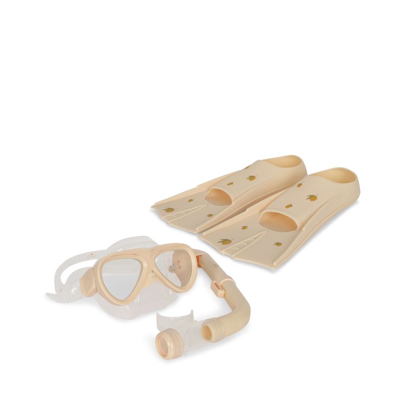 Konges Sløjd Mello Schnorchel Set KS100978 Lemon