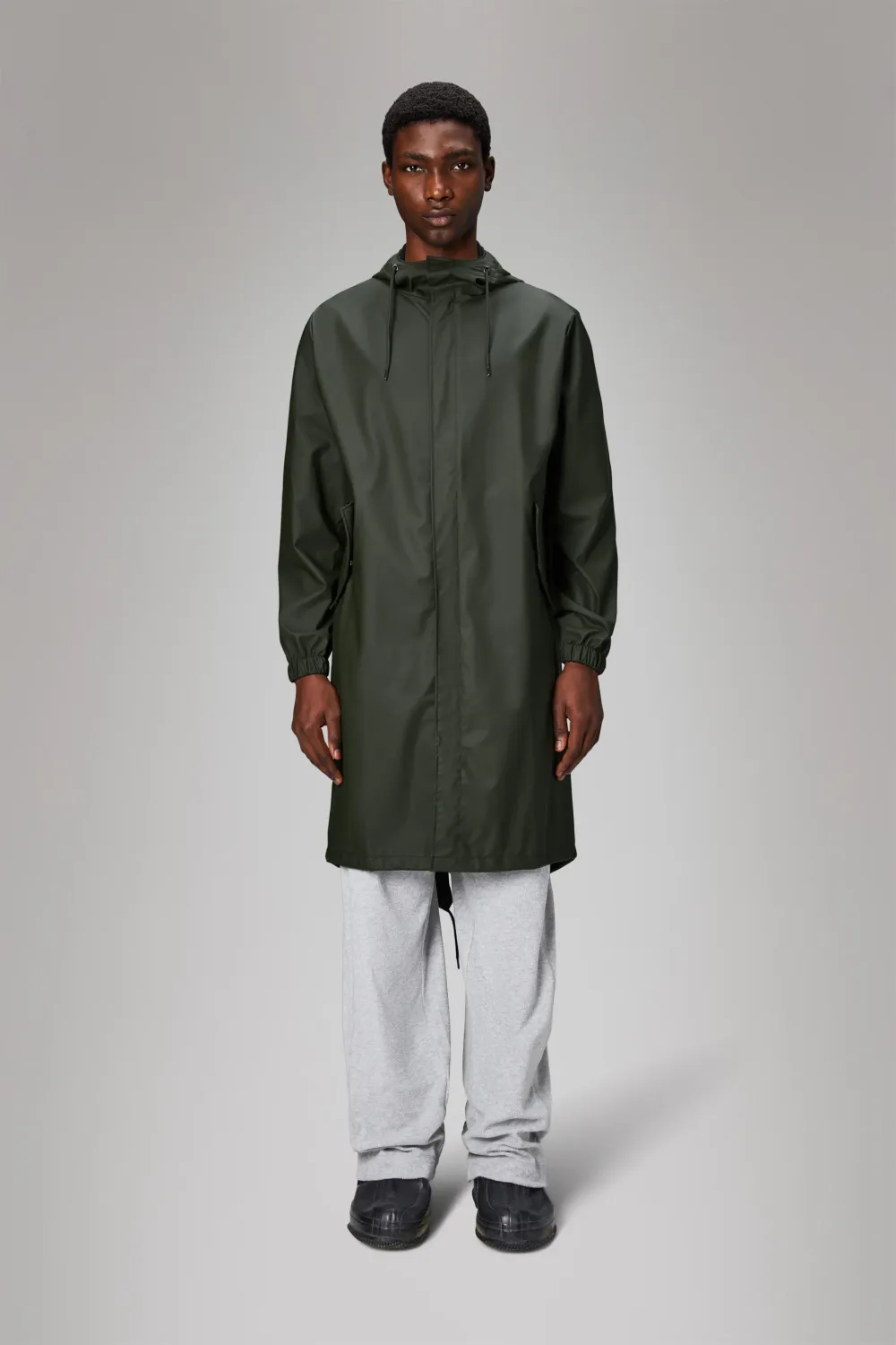 Rains Fishtail Parka Unisex Green