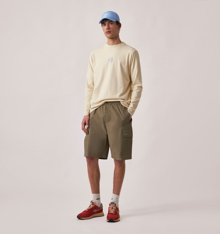 Autry Bermuda-Shorts aus Nylon Khaki SHPM B2NC