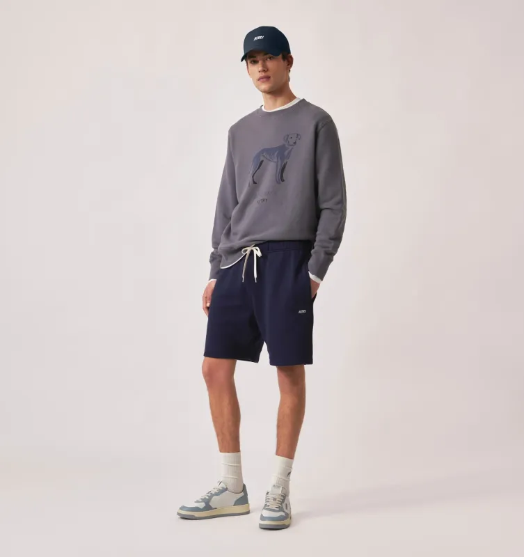 Autry Herren Shorts mit Gesticktem Autry Logo Blau SHPM A5JB