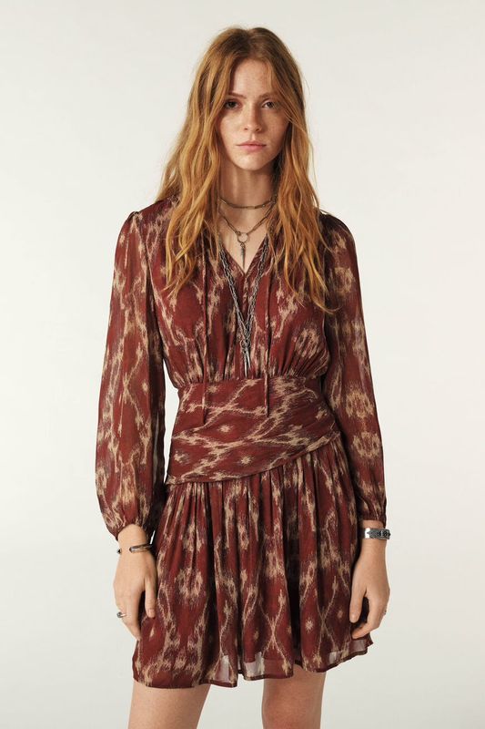 Ba&amp;sh Dress Minthe Rot 1E25MIN