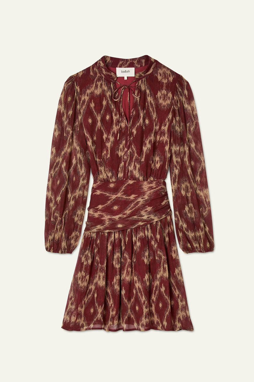 Ba&amp;sh Dress Minthe Rot 1E25MIN