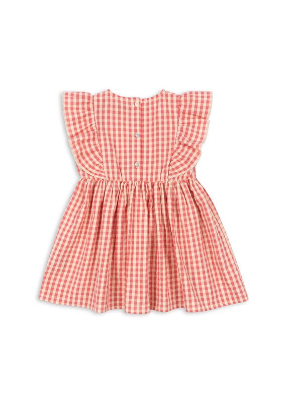 Konges Sløjd Kim Kleid Flamingo Plume Check KS102305