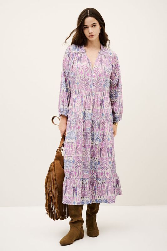Ba&amp;sh Dress Pidola Rose 1E25PIDO