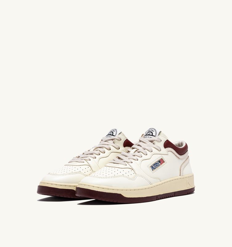 Autry Sneakers Medalist-Way Mid Aus Leder Syrah Und Marsch MYMM EK03