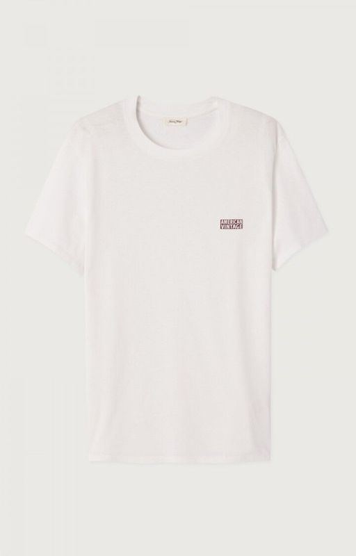 American Vintage Herren T-Shirt Ykobow Weiss MYKO02CE26