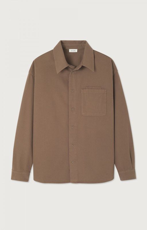 American Vintage Herrenhemd Abotown Nuss MABO06AH25