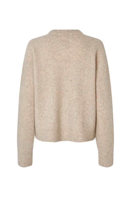 Samsøe Samsøe Samelody V-Neck Light 15727 Grey Melange