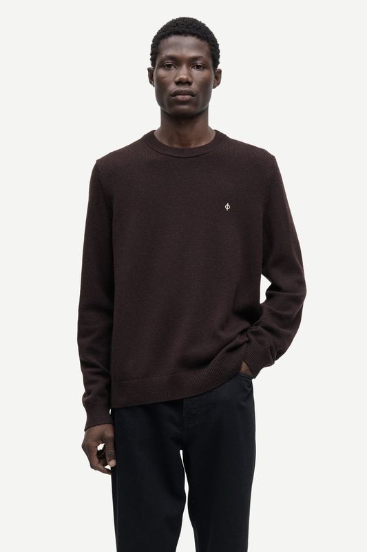 Samsøe Samsøe Sapatrik Sweater 132 Black Coffee