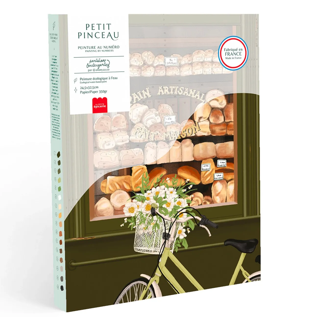 La Petite Épicerie Malen-nach-Zahlen-Set – Pariser Bäckereien von Ananya Bhanda
