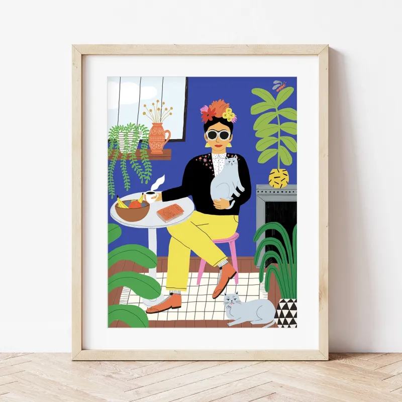 La Petite Épicerie Malen-nach-Zahlen-Set – Das Katzenmädchen