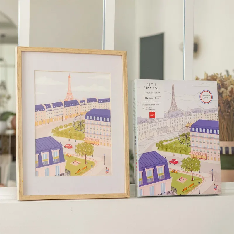 La Petite Épicerie Malen-nach-Zahlen-Set – Frühling in Paris von Mabel Sorrentino